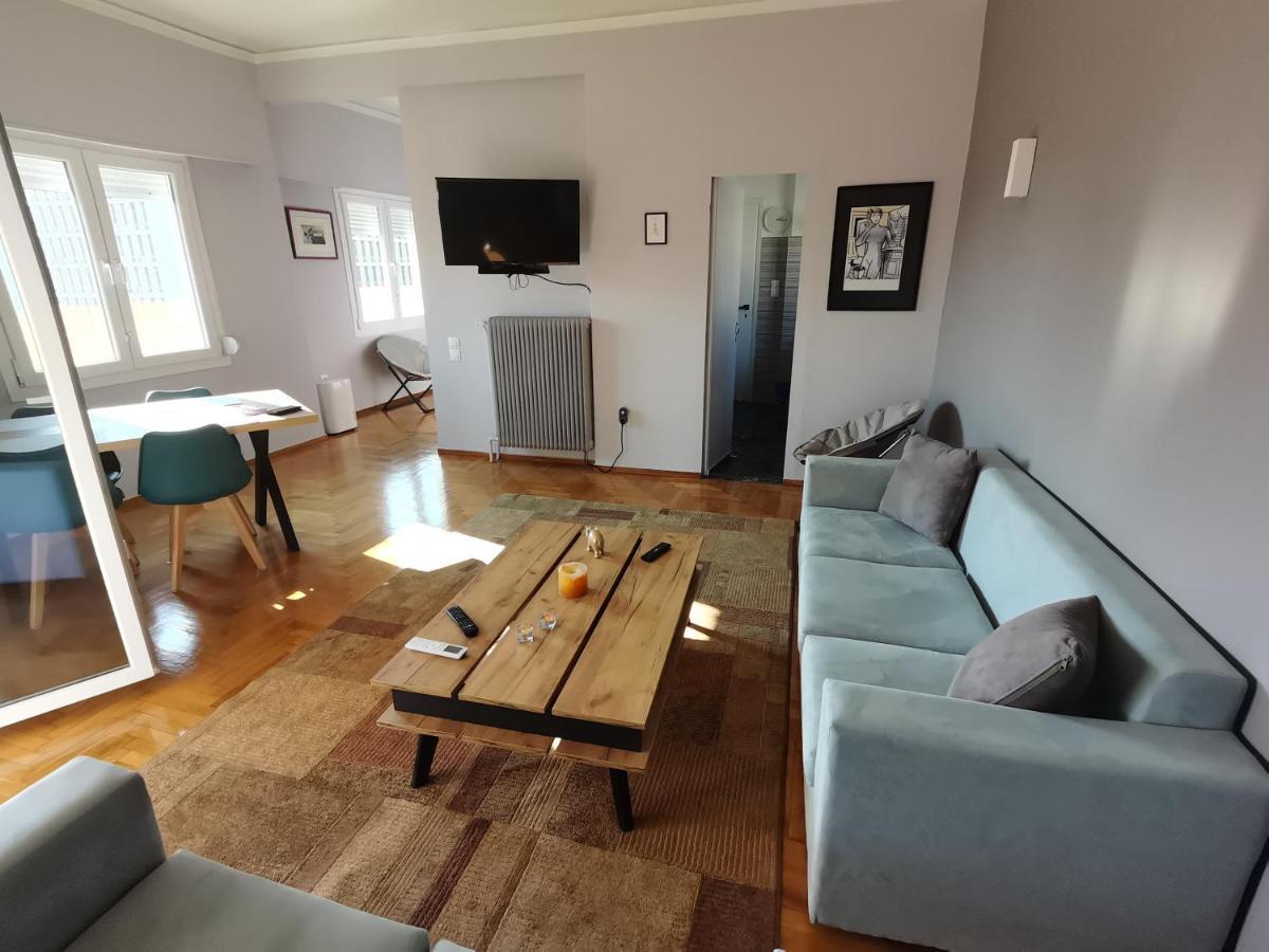 Penthouse Spacious W Super Wifi & Terrace, 2 Min From Metro Atenas Exterior foto